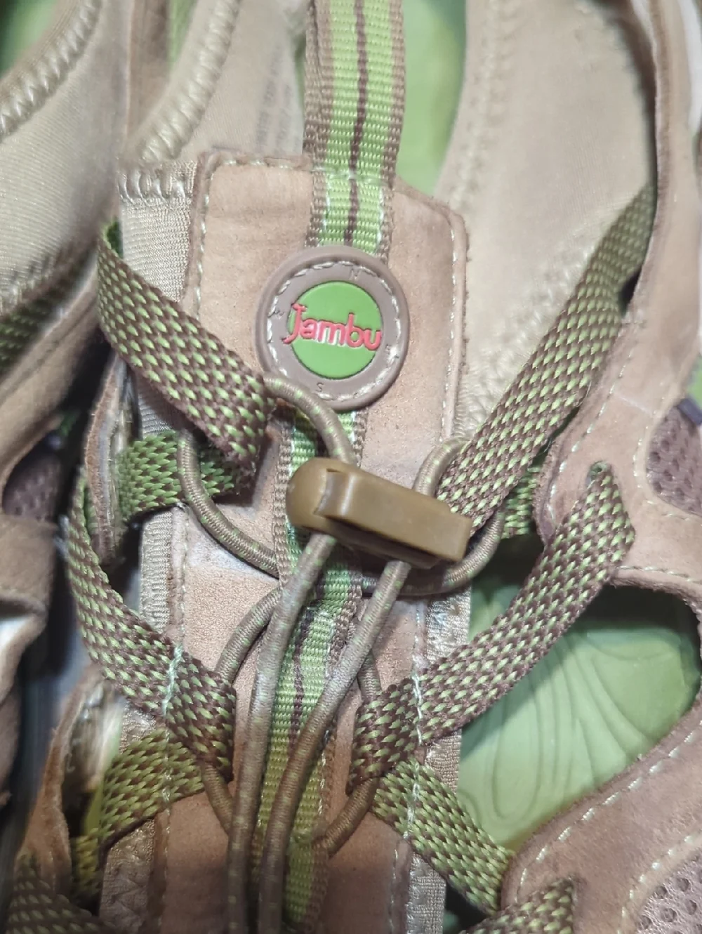 Jambu Sierra Water & Hiking Shoes Womens Size 8 Sport Sneakers Lime Green EUC